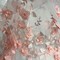 1 Yard 3D Floral Lace Fabric Embroidered Soft Tulle Net Mesh Wedding 50" Width